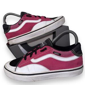 Vans TNT Advanced Prototype Skate Sneakers Pink / Black / White Youth 5